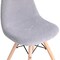 Flash Furniture Gray Kids Faux Shearling Chair with Wooden Legs DL-DA2018-2-GY-GG - alternate 10